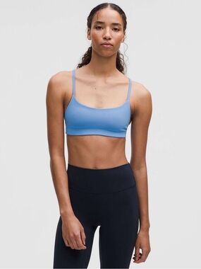 Lululemon Wunder Train Strappy Racer Bra
Light Support, A/B Cup in Prep Blue